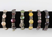 The Perfect Touch - Round Biwa Pearl and Pewter Bracelet