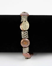 The Perfect Touch - Round Biwa Pearl and Pewter Bracelet