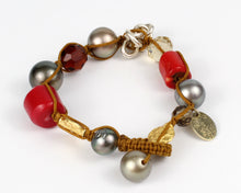 Haute Couture Knitted South Sea Tahitian Pearls Bracelet