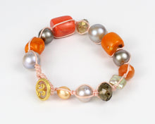 Haute Couture Knitted South Sea Tahitian Pearls Bracelet