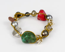 Haute Couture Knitted South Sea Tahitian Pearls Bracelet