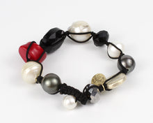 Haute Couture Knitted South Sea Tahitian Pearls Bracelet