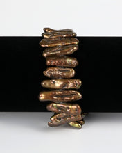 Jagged Tooth Biwa Pearl Elastic Bracelet