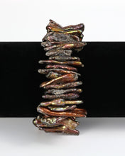 Jagged Tooth Biwa Pearl Elastic Bracelet