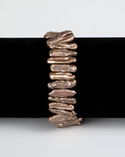 Jagged Tooth Biwa Pearl Elastic Bracelet