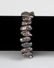 Jagged Tooth Biwa Pearl Elastic Bracelet