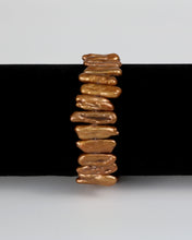 Jagged Tooth Biwa Pearl Elastic Bracelet