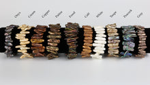 Jagged Tooth Biwa Pearl Elastic Bracelet