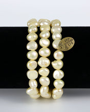 Fresh Water Pearls Fun and Easy Elastic Bracelets - Set of 3