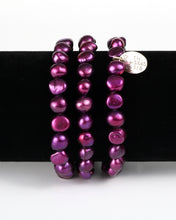 Fresh Water Pearls Fun and Easy Elastic Bracelets - Set of 3