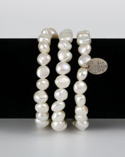 Fresh Water Pearls Fun and Easy Elastic Bracelets - Set of 3