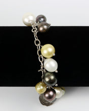 One of a kind Magnificent Tahitian and South Sea Pearl Droplet Bracelet