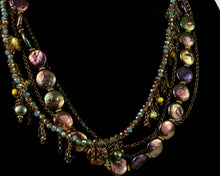 One of a Kind Exclusive and Exotic Beaded Multi Strand Necklace