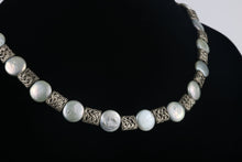 The Perfect Touch - Round Biwa Pearl and Pewter Necklace