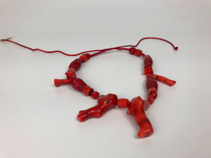 Exotic Dreamy Coral Adjustable Length Necklace